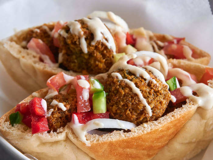Make falafel in the air fryer for a tasty vegetarian snack.