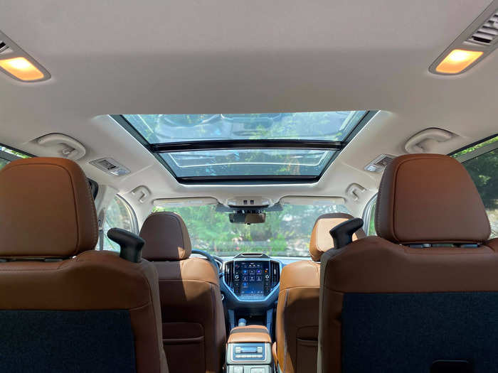 9. A Panoramic power moonroof