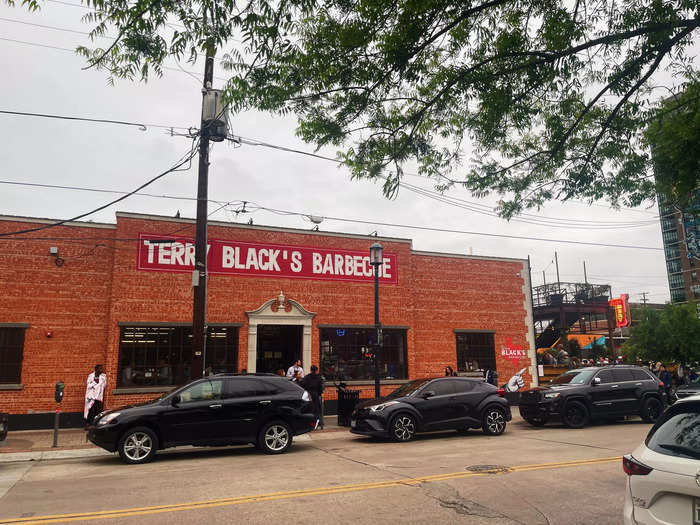 The exterior of Terry Black