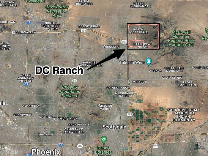 DC Ranch is in North Scottsdale. 
