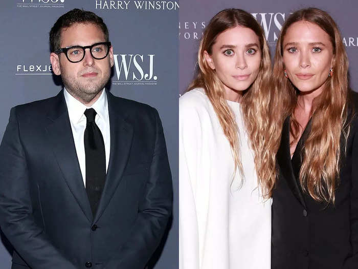 Jonah Hill and Ashley and Mary-Kate Olsen