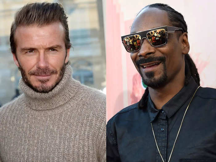 David Beckham and Snoop Dogg