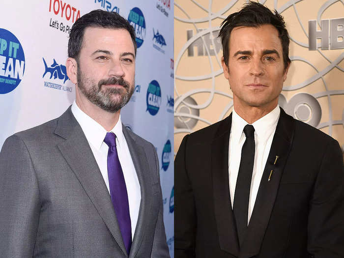 Jimmy Kimmel and Justin Theroux