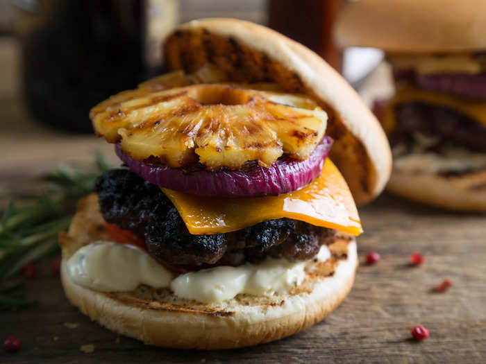 Use a panini press to revive stale or dry burger buns.