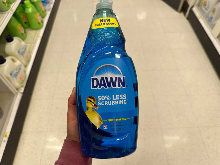Dawn is the only dish soap that works for us.