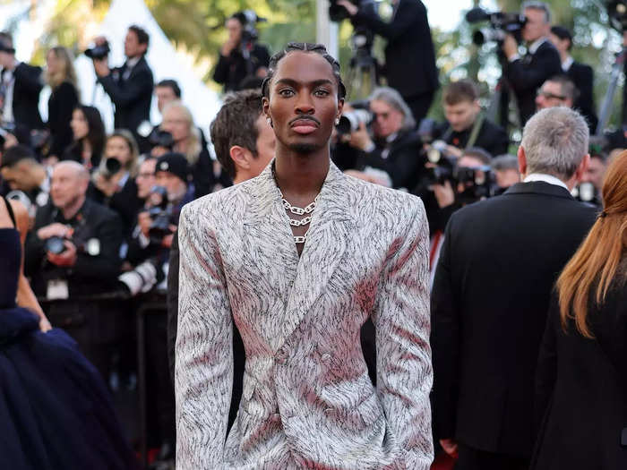 Alton Mason turned the Cannes Film Festival into a runway with his bold suit.