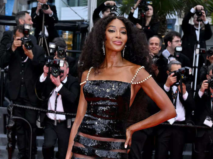 Naomi Campbell sparkled in a daring Chanel gown on the "Furiosa: A Mad Max Saga" red carpet.