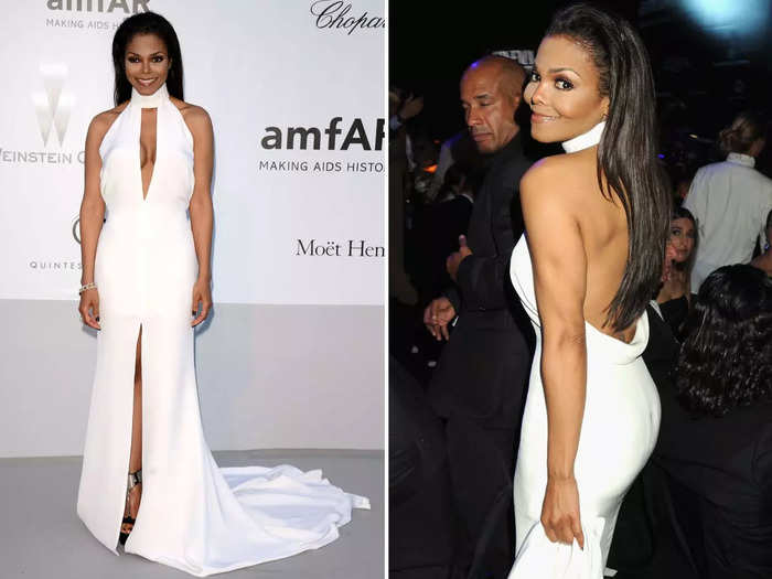 Janet Jackson also stood out in white when she attended the 2012 gala.