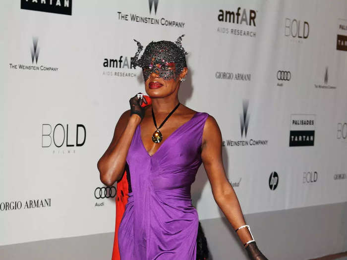 Fashion icon Grace Jones had a standout style moment in 2010.