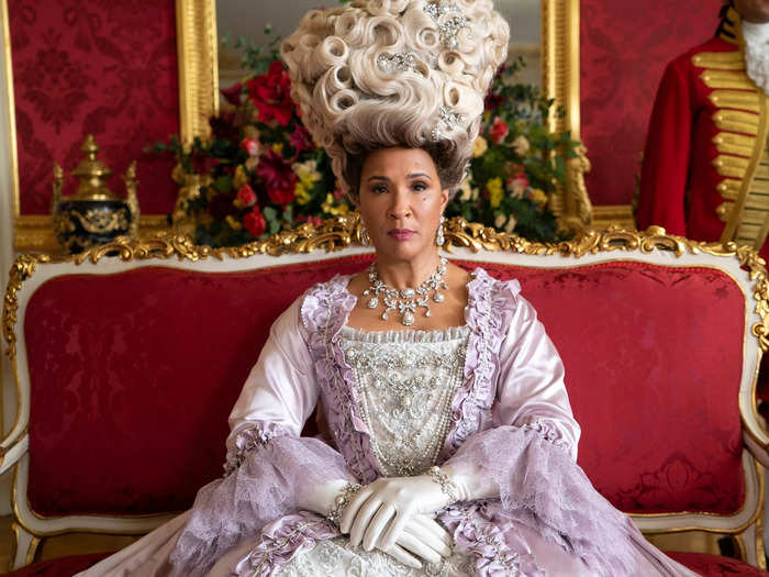 Queen Charlotte never looks exactly the same thanks to her larger-than-life wigs.