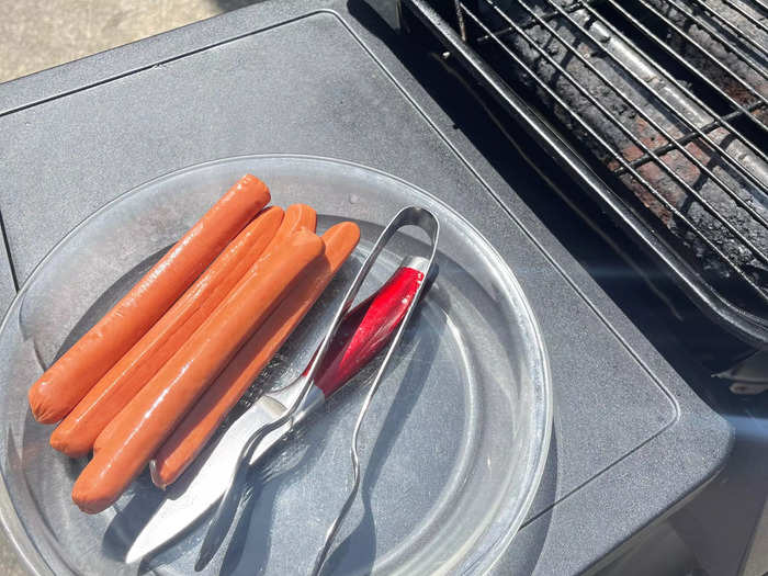 I fired up my grill to try the beloved way to cook hot dogs.