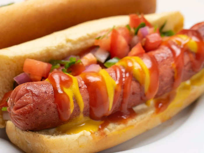 You can also add an easy homemade pico de gallo to your hot dogs.