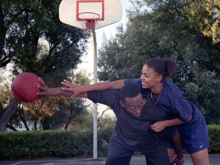 "Love & Basketball" is a love story told over several years.