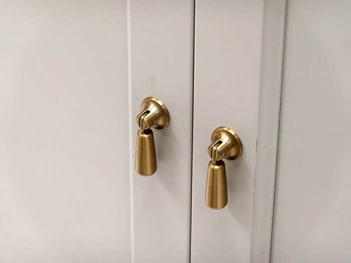 Brass accents will continue to rise in popularity.