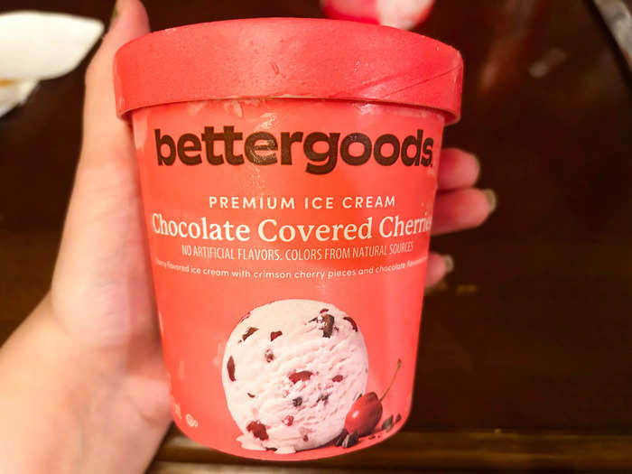 I hoped the Bettergoods chocolate-covered-cherries premium ice cream would taste good.