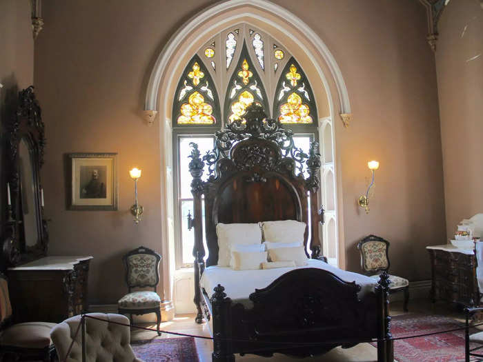 The State Bedroom off the Art Gallery was considered the best guest room in the house.