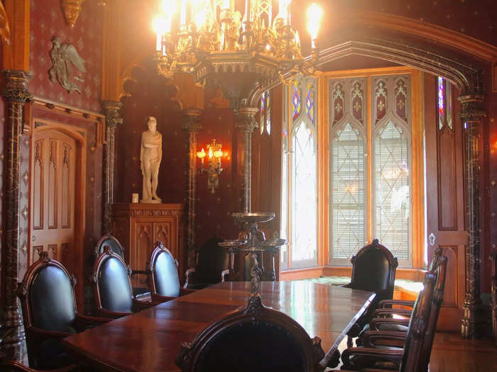 The formal Dining Room, added as part of the Merritts