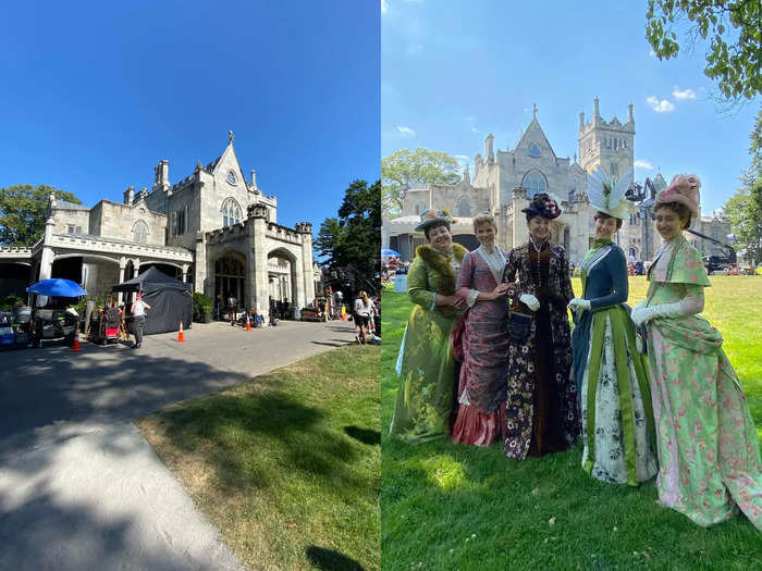 Seasons one and two of the Max show "The Gilded Age" were filmed inside Lyndhurst Mansion and on the 67-acre grounds.