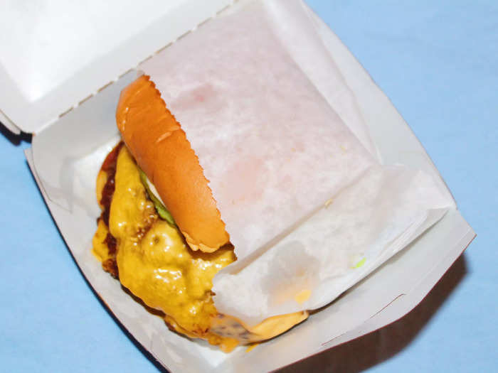The double cheeseburger from Shake Shack was the second most expensive burger I tried.