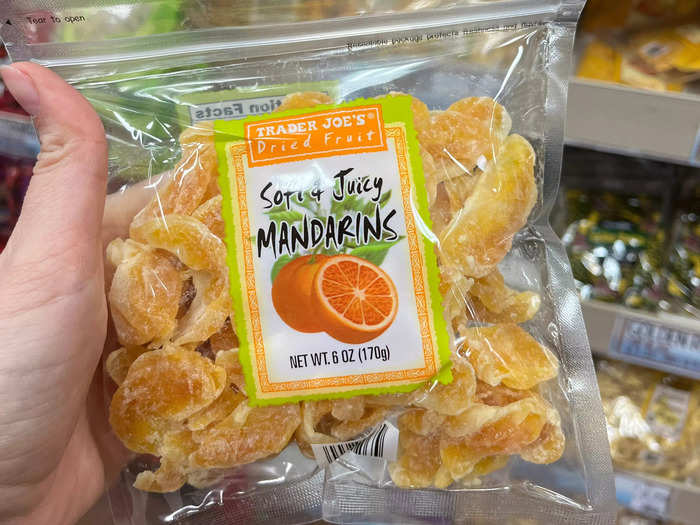 Dried mandarins: $2.99