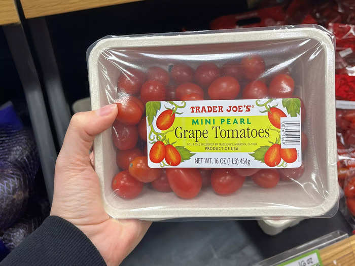 Mini pearl grape tomatoes: $2.99