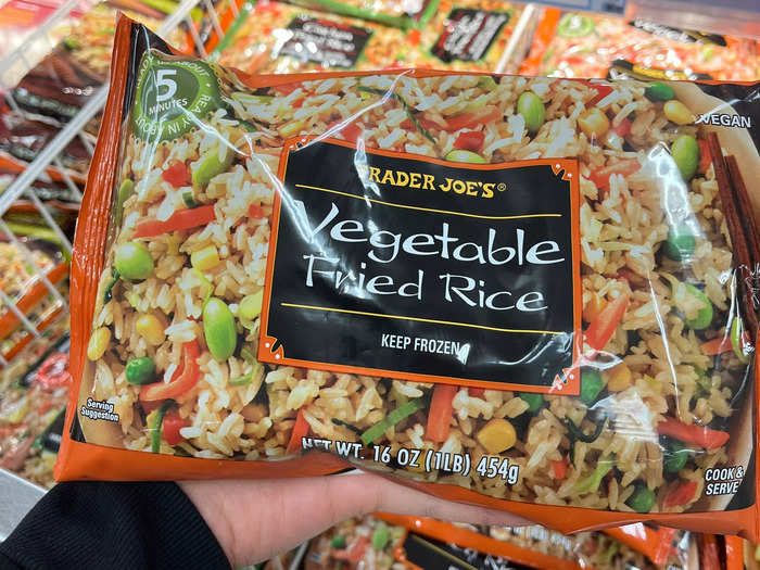 Vegetable fried rice: $2.99