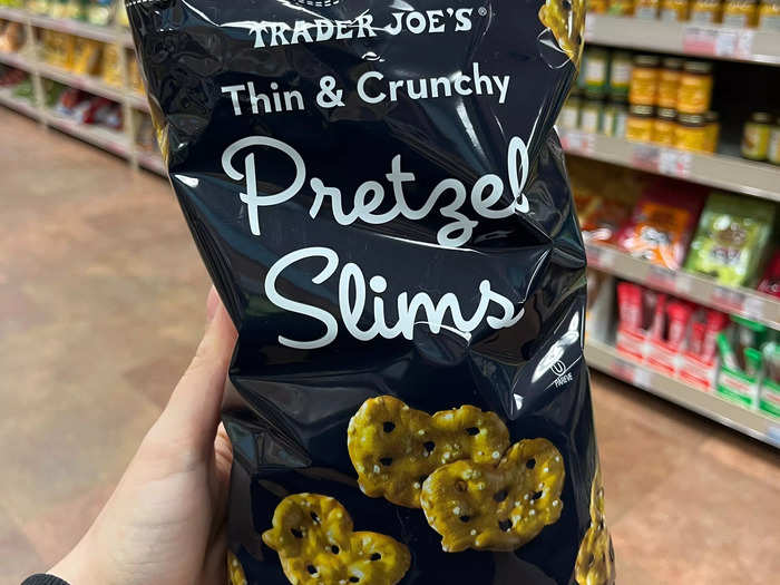 Thin and crunchy pretzel slims: $2.99