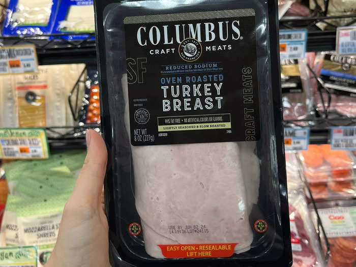 Columbus low-sodium turkey: $5.99