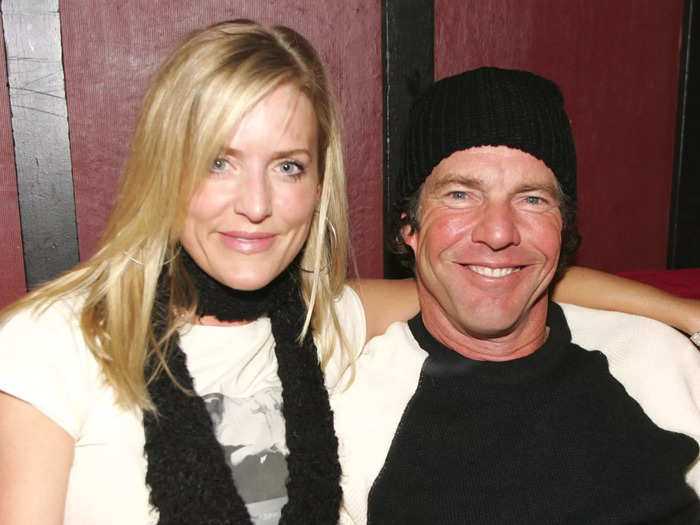 Dennis Quaid and then-wife Kimberly Buffington