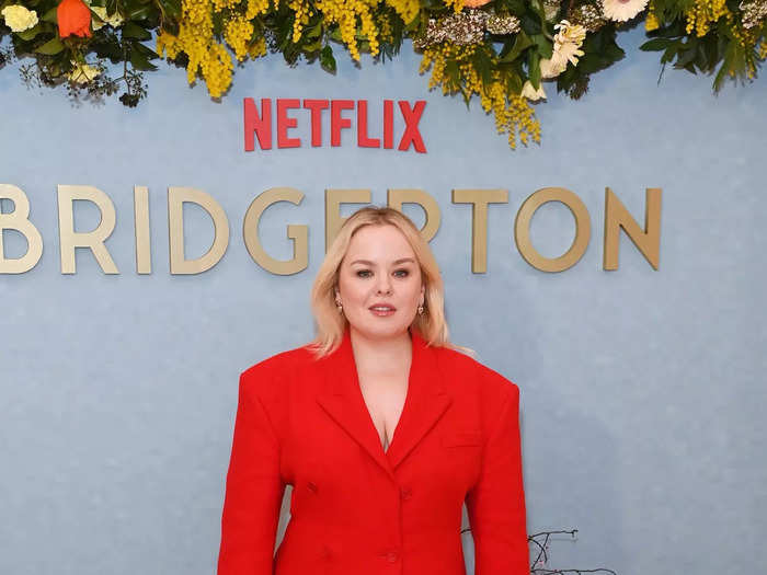 A vibrant red outfit she sported in February was almost perfect.