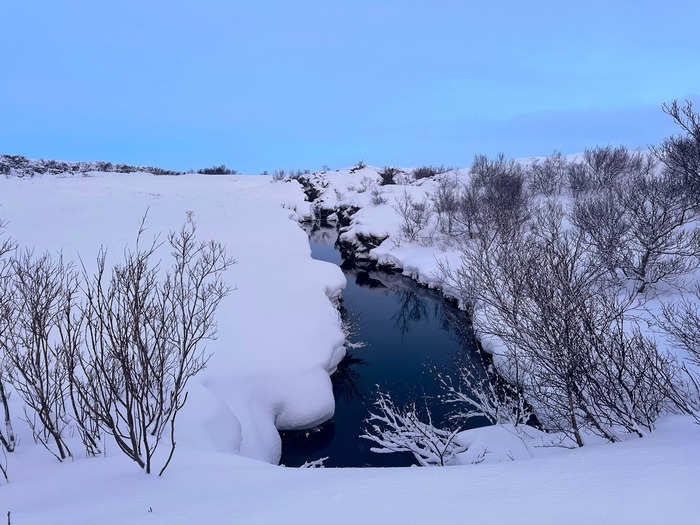 Next, I headed to Thingvellir National Park for a snorkeling adventure. 