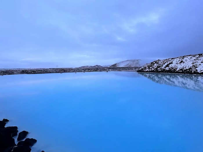 My first stop was the Blue Lagoon, a geothermal spa.