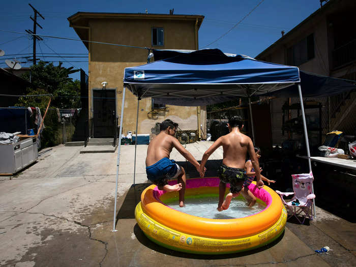 8. Inflatable pools and toys