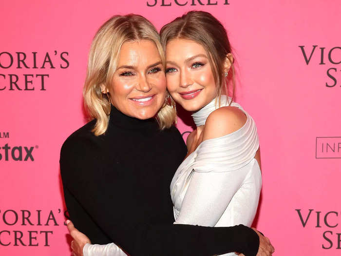 Gigi Hadid inherited her looks from her model mother, "Real Housewives of Beverly Hills" star Yolanda Hadid.