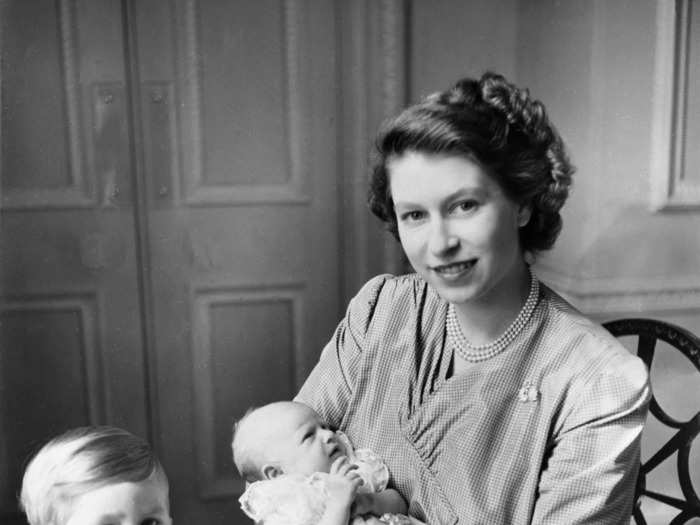 Queen Elizabeth gave birth to all of her children at home.