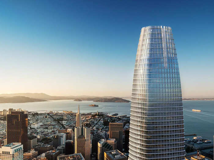 The company opened Salesforce Tower, its new headquarters — and the tallest building in San Francisco — in 2018.