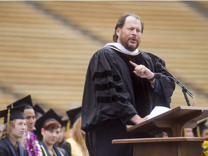 Benioff graduated with a B.S. in Business Administration in 1986.