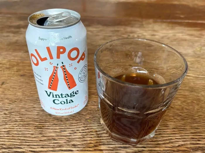 The vintage-cola flavor reminded me of Diet Pepsi.