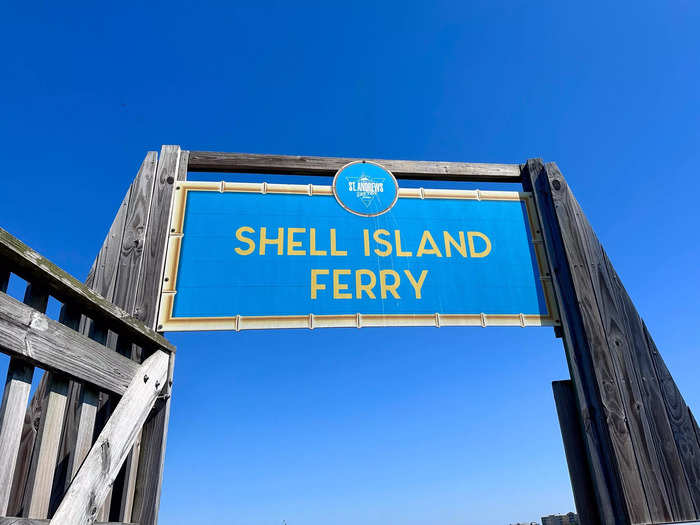 A ride on the Shell Island Ferry cost me less than $30.