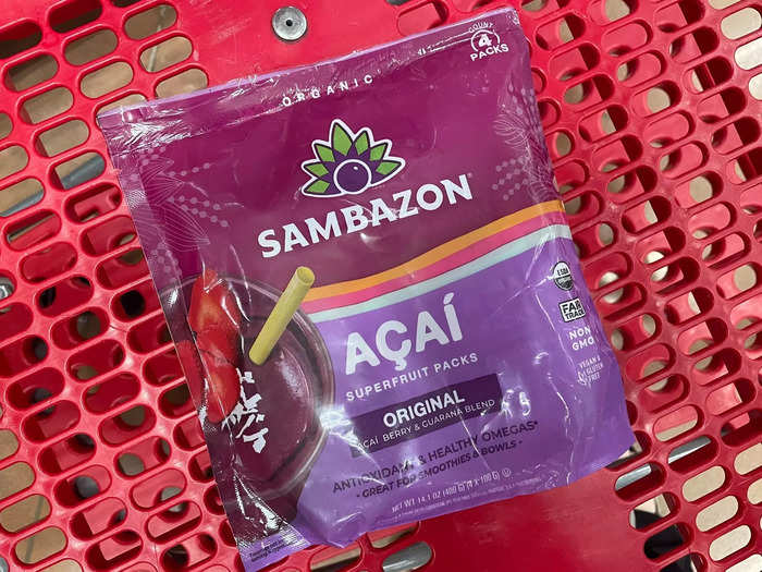 Sambazon acai packs are a must on my list.