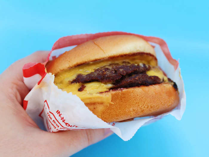 I also ordered a plain Double-Double, which is In-N-Out