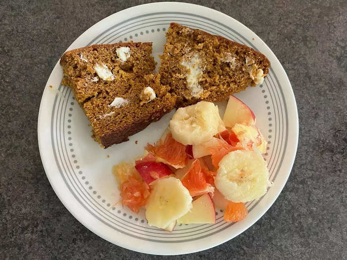 Fresh bread is a nice treat on especially busy days.