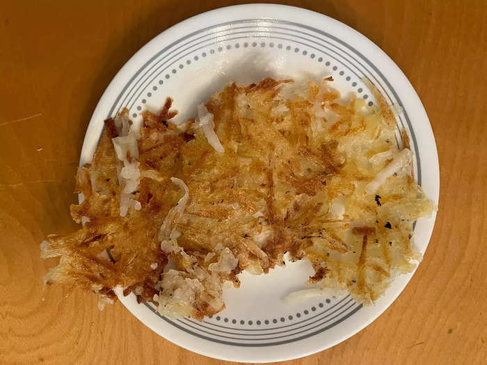 Homemade hash browns are worth the extra effort. 