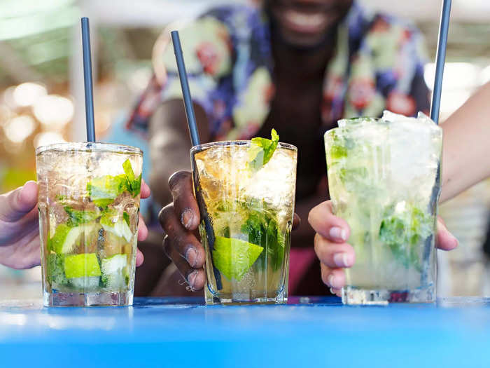 Save the mojitos for a slower day.