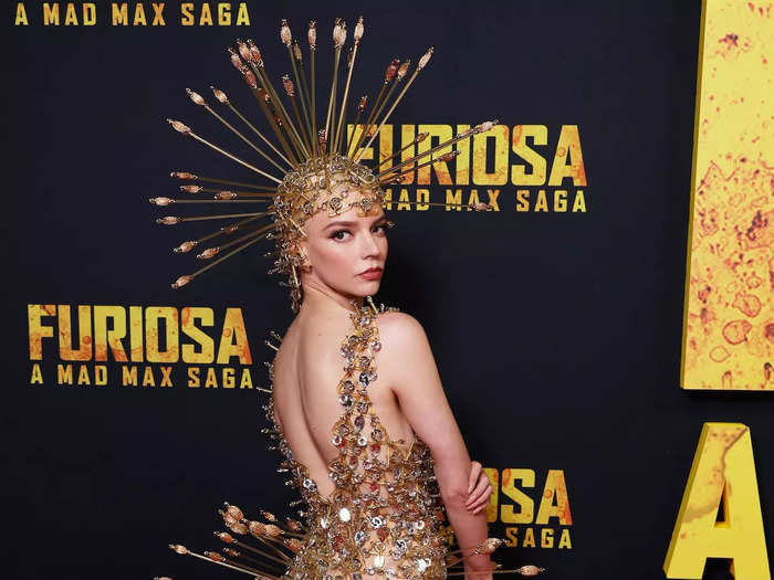 And who could forget the bold ensemble she sported at the "Furiosa: A Mad Max Saga" Australian premiere? 