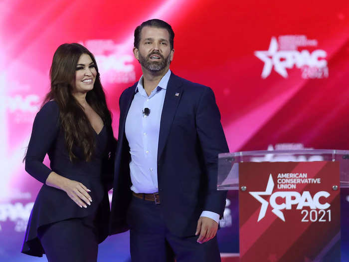 Donald Trump Jr. speaks at Trump rallies, bought a house in Florida, and is engaged to Kimberly Guilfoyle.