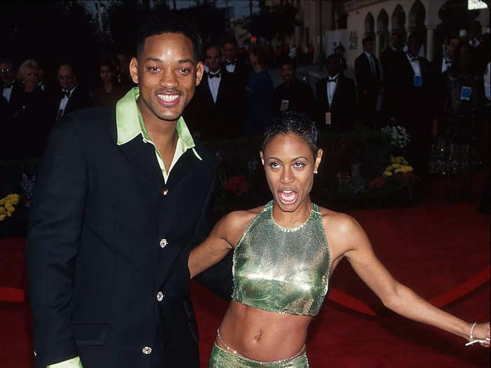 Sometimes, they even wore the same color at red-carpet events. The couple donned lime-green together at the 69th annual Oscars.