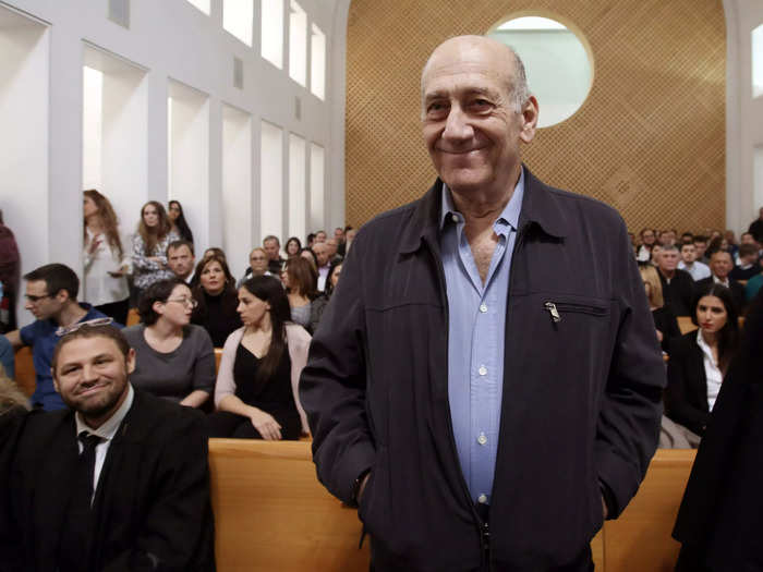 Another former Israeli leader, Ehud Olmert, spent 16 months in prison for fraud charges.