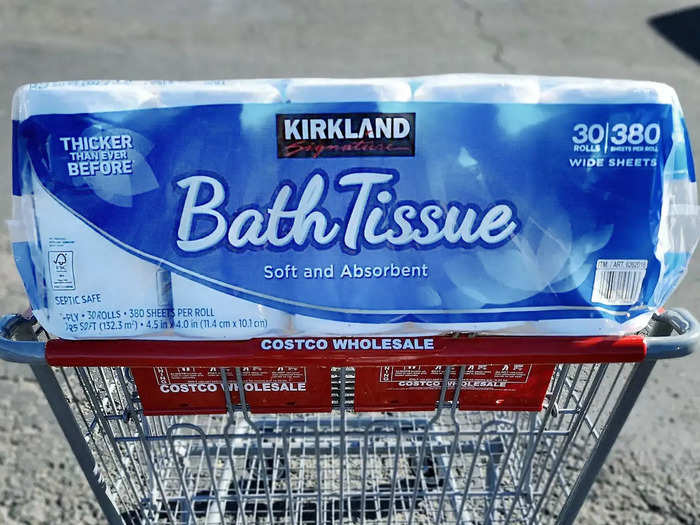 The Kirkland Signature bath tissue is one of my essentials. 