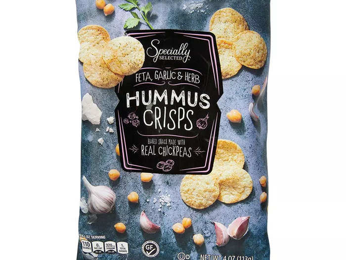 Swap potato chips for the Specially Selected hummus crisps.